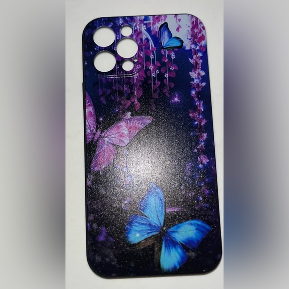 iPhone 12 Pro Flying Butterfly Art Silicone Soft Phone Case NWOT - Picture 3 of 6